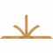 Ekena Millwork Richland Rough Sawn Timber Gable Bracket, Western Red Cedar, 84"W x 38"H x 4"D x 4"F, 11/12 Pitch GBW084X38X0404RIC00RWR - alternate 1